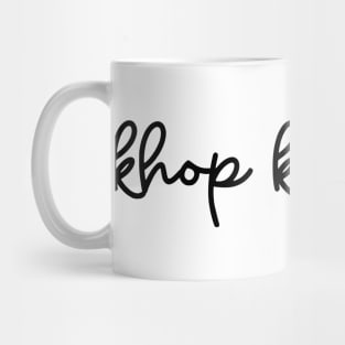 khop khun ka - black Mug